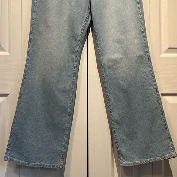 Gap Vintage Flare High Rise Light Wash Jeans Size 12 NWT - Picture 4 of 11